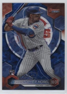 2023 Bowman's Best Blue Refractor 22/150 Christopher Morel #45 Rookie RC 0sw9