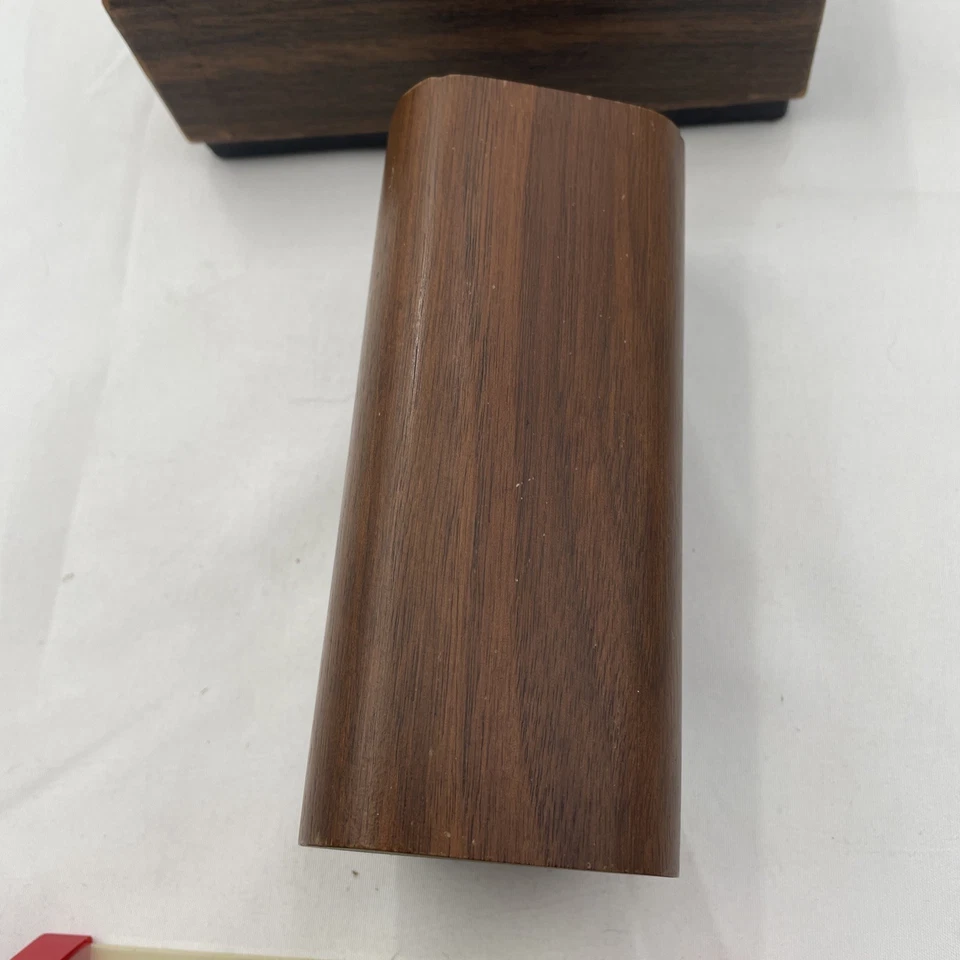 Escova e caixa de limpador de discos de vinil vintage sem fluido ou garrafa - Imagem 2 de 4