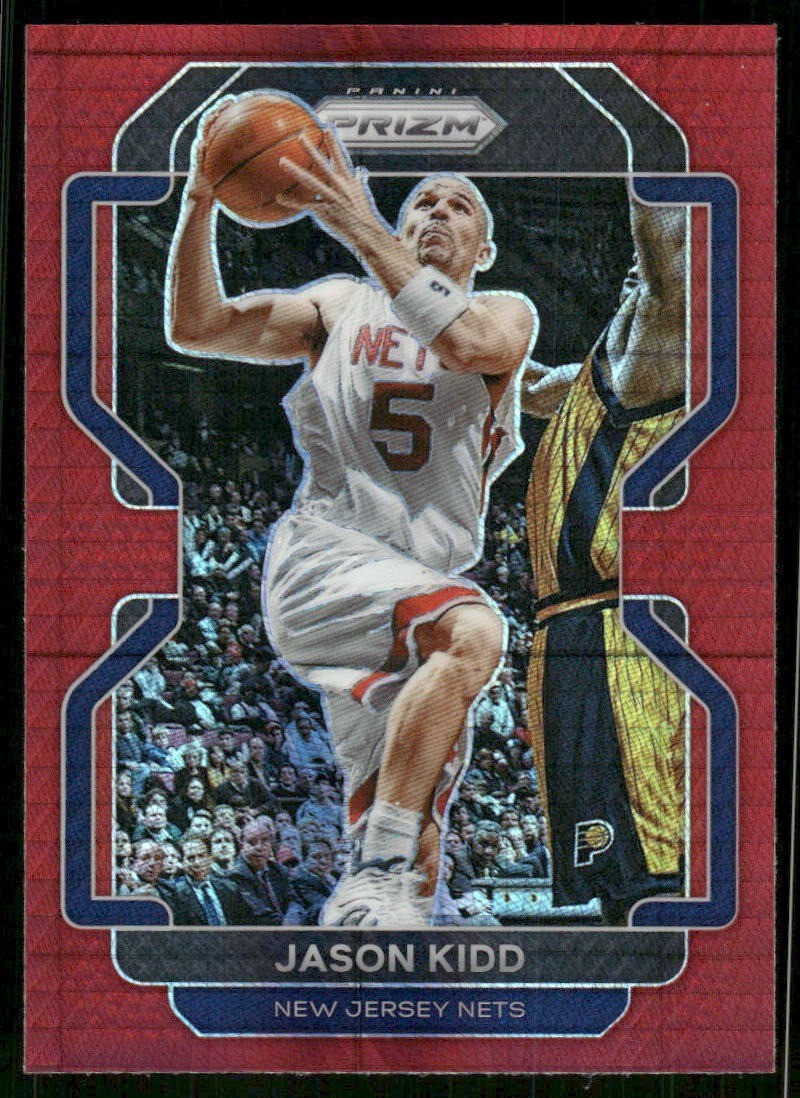 2021-22 Panini Prizm #244 Jason Kidd Hyper Red SSP SSP