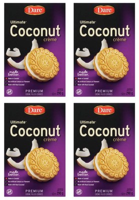 Dare Ultimate Peanut-Free Cookies Coconut Creme 290g (4 Pack)
