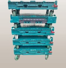 Heavy Duty Wheeled 600mm x 400mm Tote Crate Dolly 250kg Dollies Free Delivery 