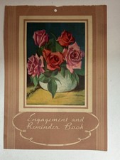 1939 Engagement Reminder Book Wakefield&rsquo;s Flowers Los Angeles Vintage Ephemera