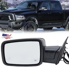 Leftdriver Mirror Power Foldheatedtemp Sensor For 2013-2019 Dodge Ram 1500