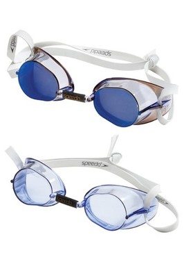 Speedo Unisex-Adult Swim Goggles Swedish One Size, Blue