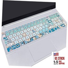 Silicone Keyboard Cover for 15.6 HP Laptop 15-fc 15-fd 15t-fd 15z-fc/HP Peony