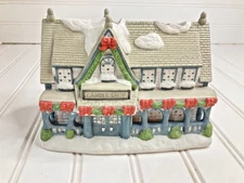 PartyLite Gingerbread Village Candy Shop House Tealight Candle Holder P8637