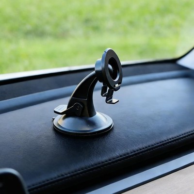 RHINORO DASH & WINSCREEN MOUNT HOLDER FOR GPS 6.5 x 8.5 x 8.3 inches, Black 
