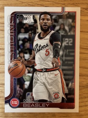 Topps NBA Flagship 2025/26 Malik Beasley Nr.43 Detroit Pistons Base Card