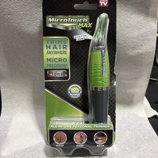 Micro Touch Max Hair Trimmer w/LED Light For Nose Ears