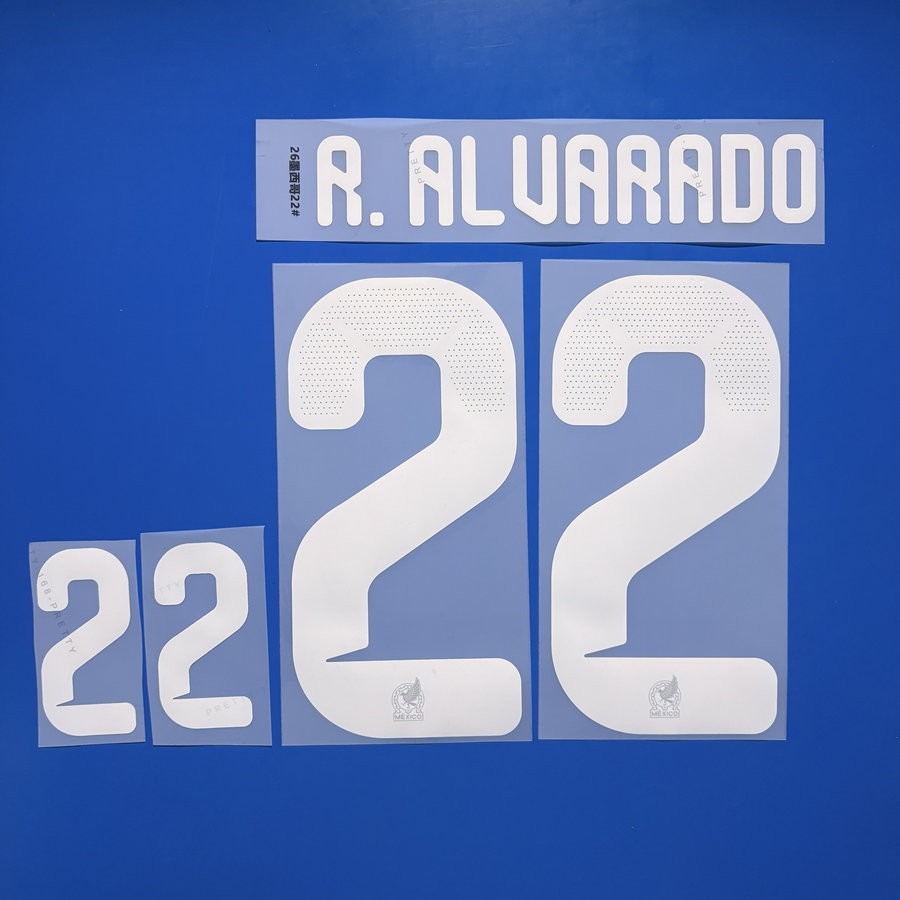 Mexico 2026 Roberto Alvarado Player Size Soccer Shirt Nameset Name Number ID