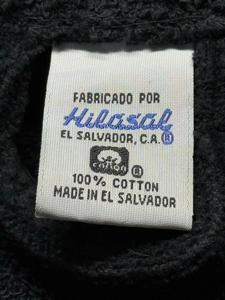 Bata de rizo de baño negra Harley Davidson L/XL con logotipo bordado 100 % algodón Foto 4 de 4