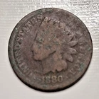 1880 Indian Head Cent Penny