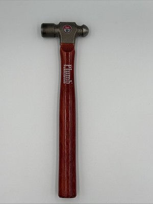 PLUMB 11496 Ball Pein Hammer, 8 oz, Steel, Hickory Handle Permabond