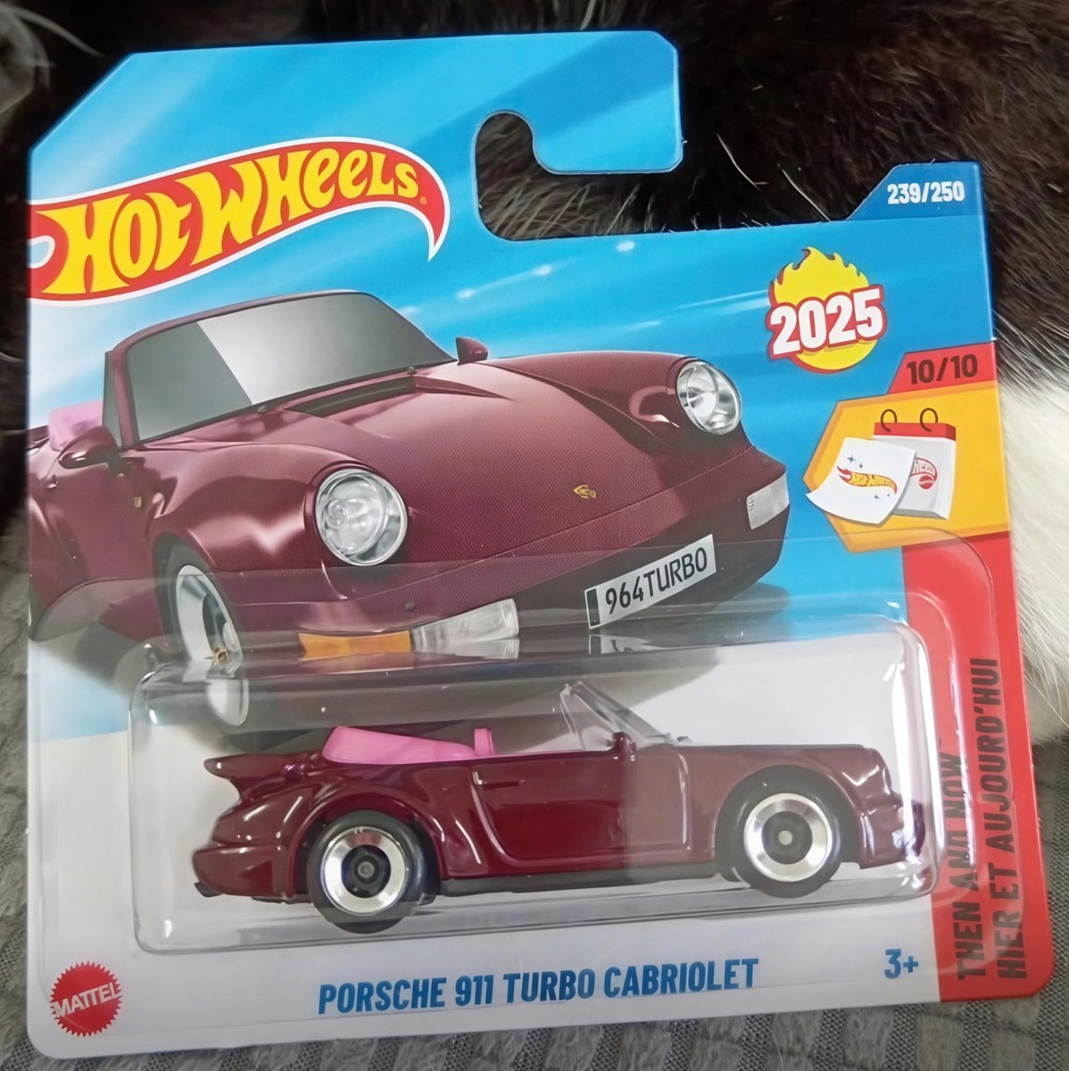 Hot Wheels 2025 Case N PORSCHE 911 TURBO CABRIOLET SHORT Card Free