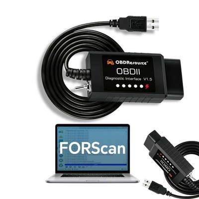 ELM327 V1.5 USB Switch PIC18F25K80 Chip HS-CAN / MS-CAN For Foscan OBD2 tool