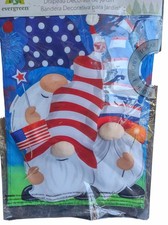 Garden Flag July Knomes 2x18 Inch Double Sided Yard Flag