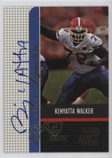 2001 Stadium Club Lone Star Signatures Kenyatta Walker #LS-KW Auto 2z8