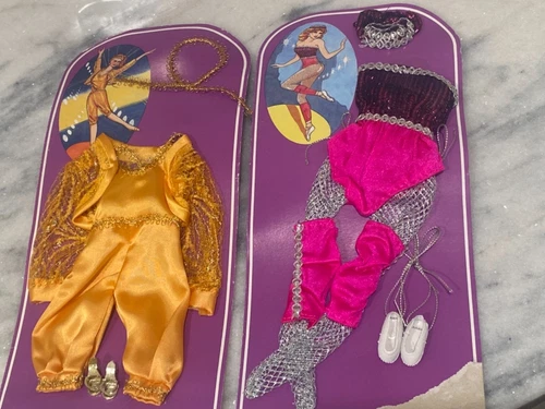 New ListingVintage rare fashion outfit lot Barbie clone 1980s 1990s New Bright colors