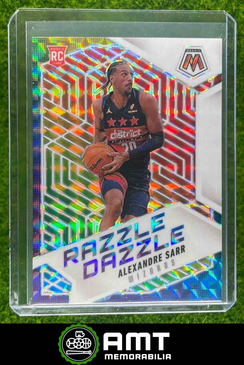 Alexandre Sarr RC 2024-25 Panini Mosaic Razzle Dazzle Washington Wizards #14