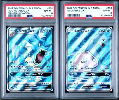 Gyarados-GX graded PSA 8 for sale on eBay