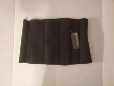 YIANNA Latex Waist Trainer Corsets Zipper Underbust Sport Girdle Hourglass 3XL