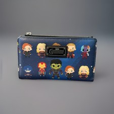 Cartera Loungefly Marvel Avengers Infinity War Chibi Ranuras para Tarjetas de Crédito Cremallera