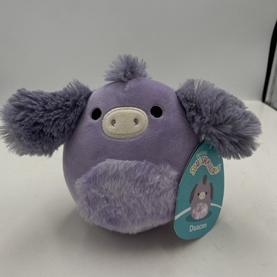 Squishmallow 5  Deacon The Purple Donkey Plush New
