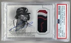 Ronald Acuna Jr 2020 Topps Dynasty #DAP-RA8 Silver GU Patch Auto 1/5 PSA 10