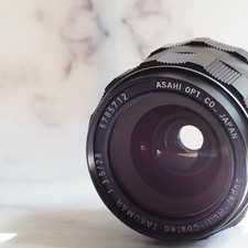 Pentax SMC Takumar 28mm F3.5 M42 MF Wide Angle Lens Haze Used