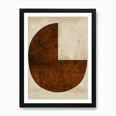 Tortendiagramm Kunstdruck gerahmt Wandbild Poster Leinwanddruck Bild