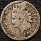 1862 Indian Head Cent Penny Coin