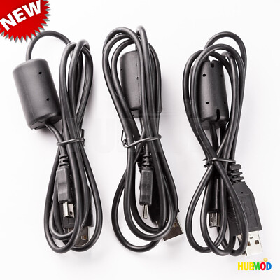 Lot of 3 3FT MINI USB DATA CABLE 2.0 A TO B FOR PC, PHONES, CAMERA, GPS, HDD