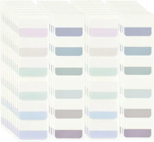 240 Pcs Colored Index Tab 1"X1.8" Large Book Sticky Tabs Repositionable Page Tab