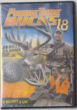 HUNTER'S SPECIALTIES PRIMETIME BUCKS 18 DVD 3 1/2+ HOURS 26 HUNTS SLIM CASE