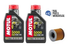KAWASAKI Z250 1979-1983 MOTUL 5000 10W40 OIL & FILTER SERVICE KIT