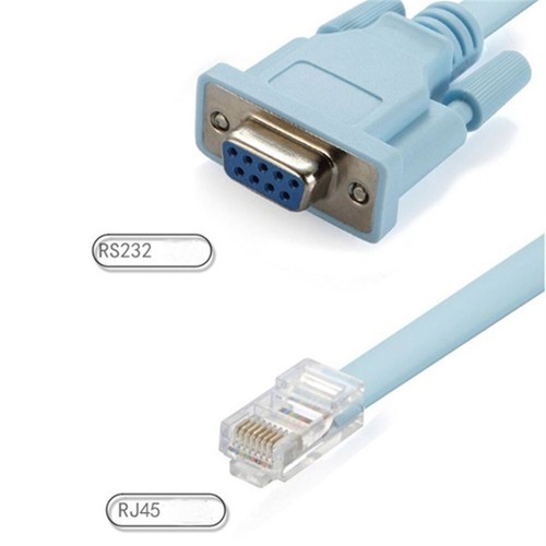 RJ45 DB9 LAN RS232 Serial Console Cable Networking Ethernet Adapter Computer - Photo 7/12