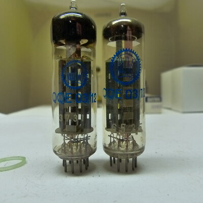 2x QQE03/12 Valvo blue = TD24 = RS1029 = CV2798 = TT24 = 11E13 =6360 TUBE RÖHRE