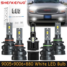 For GMC Yukon XL 2000-2006 White LED Headlight Bulb Hi Lo Beam Fog Light Lamp Z8