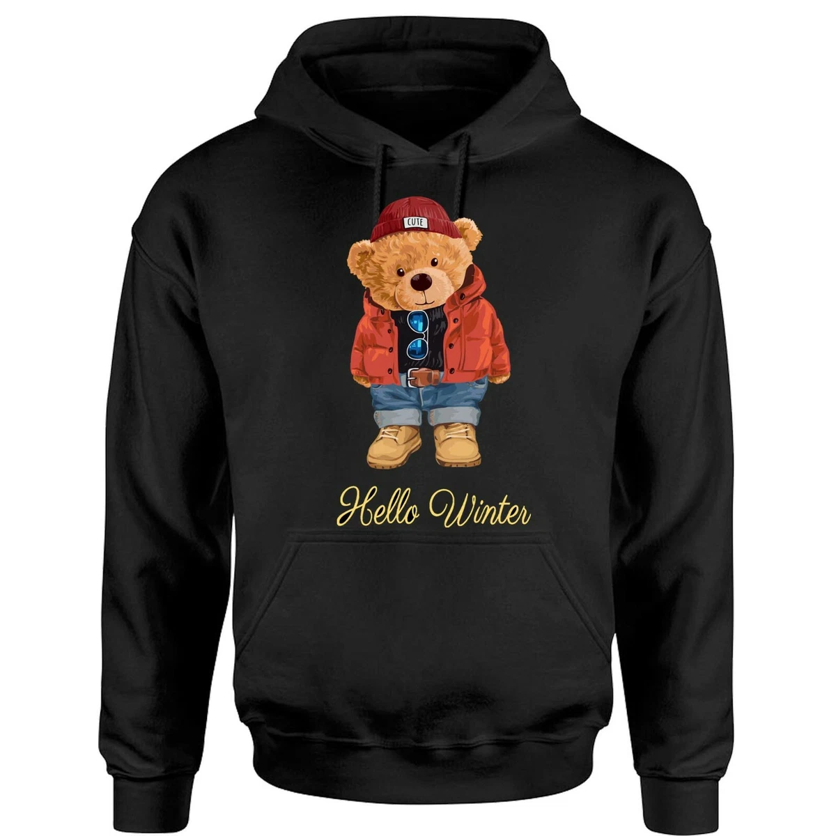 New York teddy bear hoodies,american teddy bear hoodies,teddy bear hoodies  unise