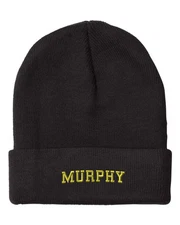 MURPHY LAST NAME Embroidery Embroidered Beanie Skull Cap Hat