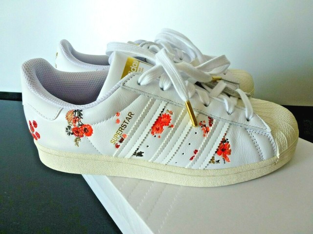 adidas superstar floral ebay