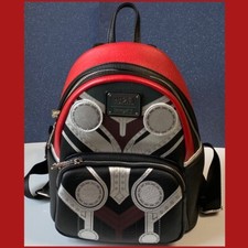 Loungefly Disney Marvel Backpack Thor Love  Thunder Cosplay Red Black NEW