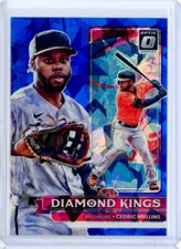 2022 Panini Donruss Optic Blue Cracked Ice FOTL CEDRIC MULLINS Diamond Kings 7/7