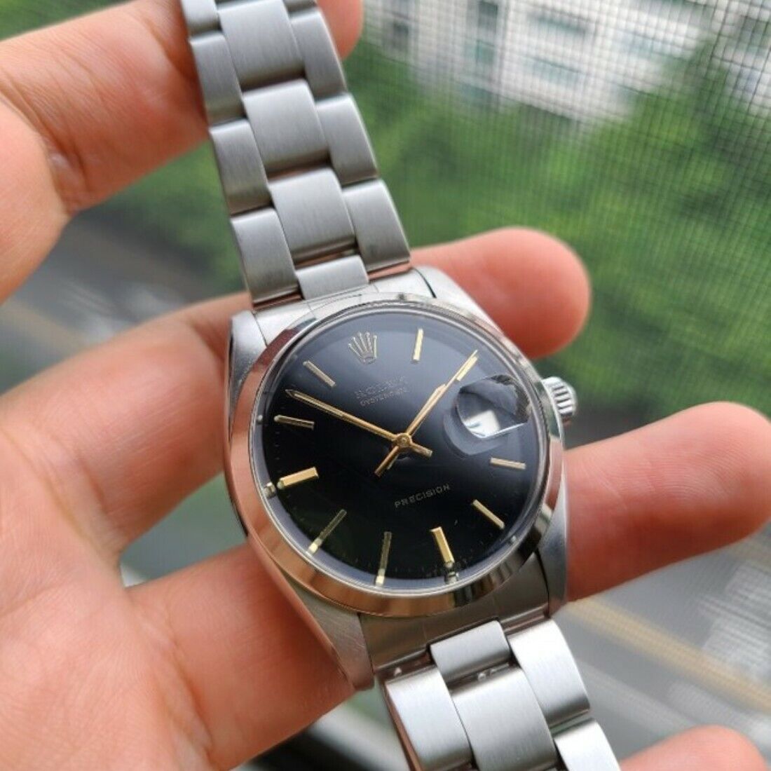 Vintage Rolex 6694 Oyster Date Precision Black Dial Still Vintage Rolex 6694 Oyster Date Precision Black Dial Still