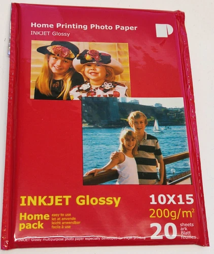 DK PAPER Fotopapier 200g Homeprinting Inkjet Glanz A4 A5 A6 9x13 10x15 13x18cm