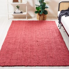 SAFAVIEH Natural Fiber NF730D Handwoven Red Rug