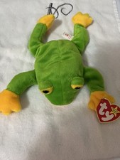 Ty Beanie Baby Smoochy the Frog 1997 Retired w/ Swing Tag Vintage