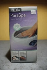 HoMedics ParaSpa - Paraffin Wax Refill  2 Lbs Wax & 20 Liners OPEN BOX