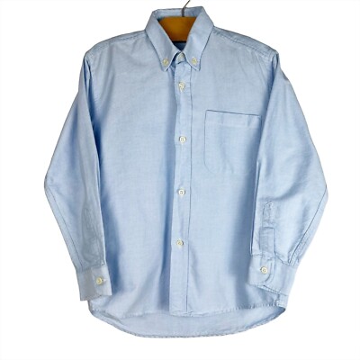 M. Ferrari for Young England Oxford Button Down Shirt Made in Italy Boys Size 6