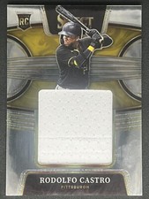 RODOLFO CASTRO 2022 Panini Select Rookie RC Worn Jumbo Jersey Relic #RJS-RO